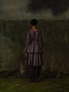 Mutedance 25 autumn and winter double layer large pocket skirt plant dyed high degree of handmade MD-MD25FW61-purple